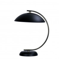Oriel Lighting-DECO Black Antique Brass TABLE LAMP